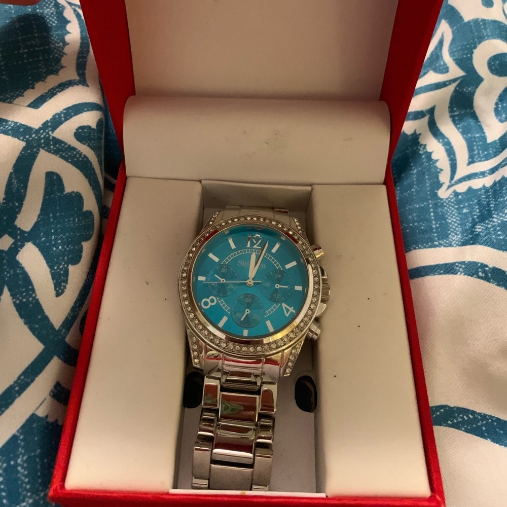 Style&co silver Blue-face women’s watch